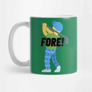 Golf Fore Apparel Mug